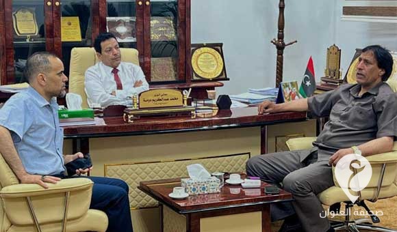 الحكومة الليبية تبحث مشاريع تحسين الإمداد المائي لبلدية الأبيار - PSD العنوان 29